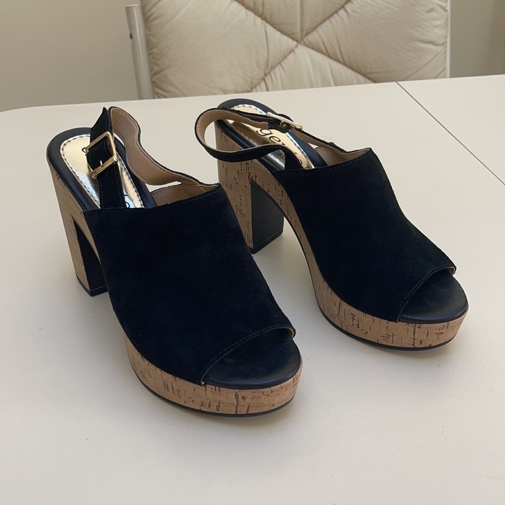 CORDANI Argento Cork Wedge NWOT - Picture 3 of 13